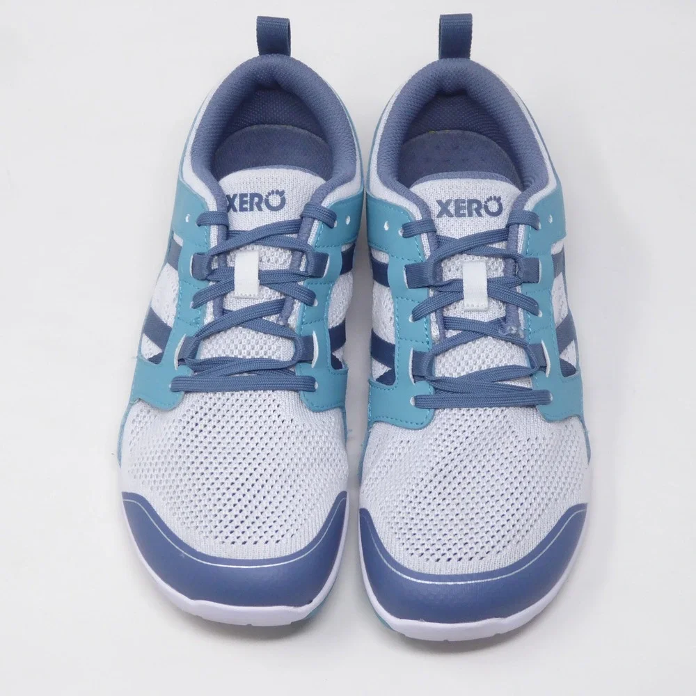 Xero Shoes Womens Zelen Barefoot Running Shoes Blue White Size 10